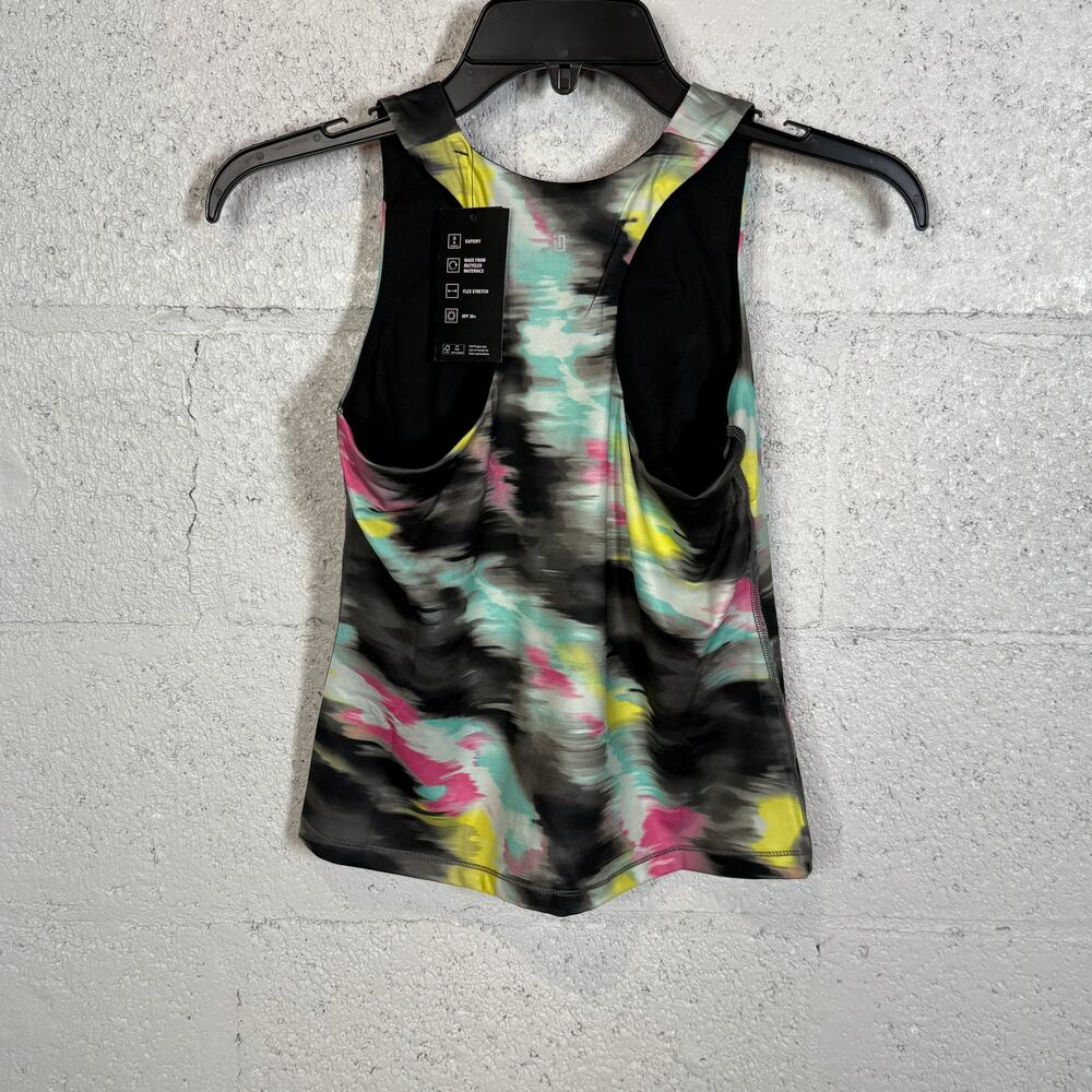 Ideology Women's Printed Shelf-Bra Tank Top grey XS - Picture 4 of 9